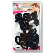 ELASTICI MINI BLISTER 50PZ BIANCO E NERO